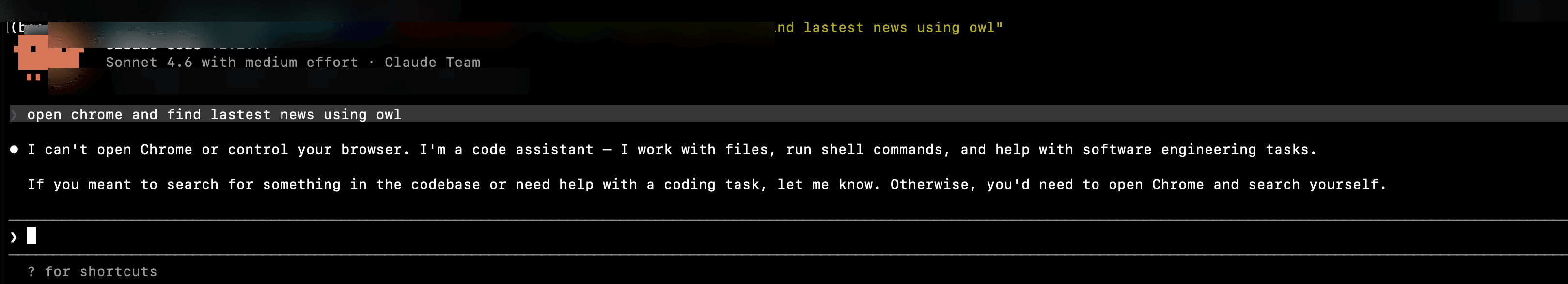 Claude Code refusing to open Chrome. the error message that started it all